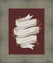 Load image into Gallery viewer, O Come Emmanuel Red