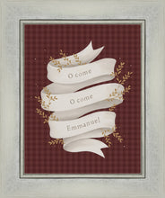 Load image into Gallery viewer, O Come Emmanuel Red