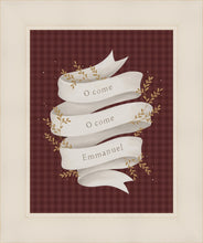 Load image into Gallery viewer, O Come Emmanuel Red