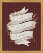 Load image into Gallery viewer, O Come Emmanuel Red