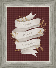 Load image into Gallery viewer, O Come Emmanuel Red