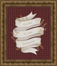 Load image into Gallery viewer, O Come Emmanuel Red