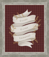 Load image into Gallery viewer, O Come Emmanuel Red