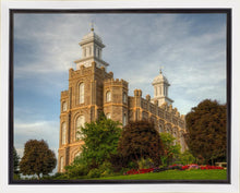 Load image into Gallery viewer, Logan Utah Temple House on a Hill Gallery Wrap