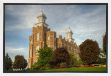 Load image into Gallery viewer, Logan Utah Temple House on a Hill Gallery Wrap