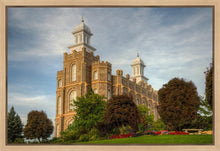 Load image into Gallery viewer, Logan Utah Temple House on a Hill Gallery Wrap