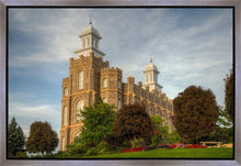 Load image into Gallery viewer, Logan Utah Temple House on a Hill Gallery Wrap