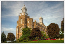 Load image into Gallery viewer, Logan Utah Temple House on a Hill Gallery Wrap