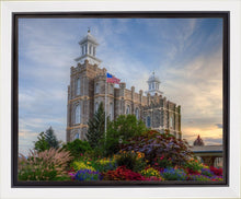 Load image into Gallery viewer, Logan Utah Temple Mountain of God Gallery Wrap