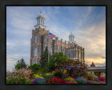 Load image into Gallery viewer, Logan Utah Temple Mountain of God Gallery Wrap