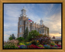 Load image into Gallery viewer, Logan Utah Temple Mountain of God Gallery Wrap