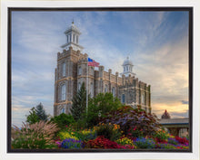 Load image into Gallery viewer, Logan Utah Temple Mountain of God Gallery Wrap
