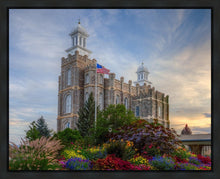 Load image into Gallery viewer, Logan Utah Temple Mountain of God Gallery Wrap