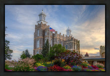 Load image into Gallery viewer, Logan Utah Temple Mountain of God Gallery Wrap
