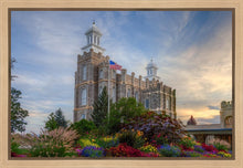 Load image into Gallery viewer, Logan Utah Temple Mountain of God Gallery Wrap