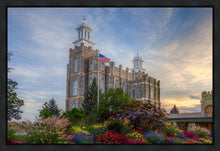 Load image into Gallery viewer, Logan Utah Temple Mountain of God Gallery Wrap