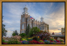 Load image into Gallery viewer, Logan Utah Temple Mountain of God Gallery Wrap