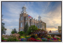 Load image into Gallery viewer, Logan Utah Temple Mountain of God Gallery Wrap