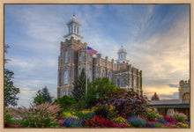 Load image into Gallery viewer, Logan Utah Temple Mountain of God Gallery Wrap