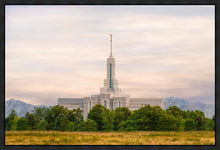 Load image into Gallery viewer, Mt. Timpanogos Utah Temple A Celestial House Gallery Wrap
