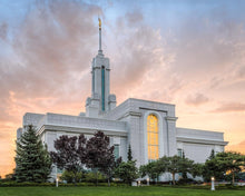 Load image into Gallery viewer, Mt. Timpanogos Utah Temple House of Light Gallery Wrap