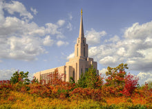 Load image into Gallery viewer, Oquirrh Mtn. Utah Temple Fall Colors