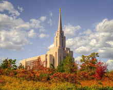 Load image into Gallery viewer, Oquirrh Mtn. Utah Temple Fall Colors