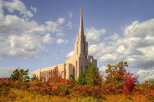 Load image into Gallery viewer, Oquirrh Mtn. Utah Temple Fall Colors