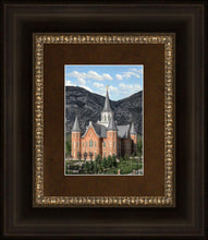 Load image into Gallery viewer, Provo City Center Utah Temple Y Mountain Portrait