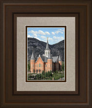 Load image into Gallery viewer, Provo City Center Utah Temple Y Mountain Portrait
