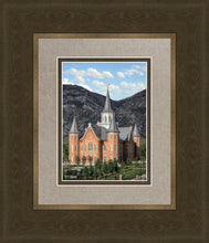 Load image into Gallery viewer, Provo City Center Utah Temple Y Mountain Portrait