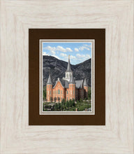 Load image into Gallery viewer, Provo City Center Utah Temple Y Mountain Portrait