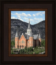 Load image into Gallery viewer, Provo City Center Utah Temple Y Mountain Portrait
