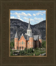 Load image into Gallery viewer, Provo City Center Utah Temple Y Mountain Portrait