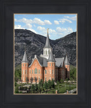 Load image into Gallery viewer, Provo City Center Utah Temple Y Mountain Portrait