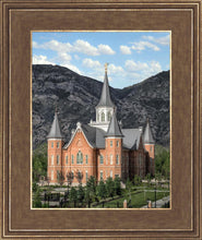 Load image into Gallery viewer, Provo City Center Utah Temple Y Mountain Portrait