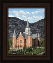 Load image into Gallery viewer, Provo City Center Utah Temple Y Mountain Portrait