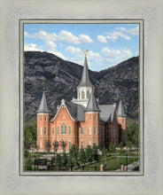 Load image into Gallery viewer, Provo City Center Utah Temple Y Mountain Portrait