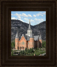 Load image into Gallery viewer, Provo City Center Utah Temple Y Mountain Portrait