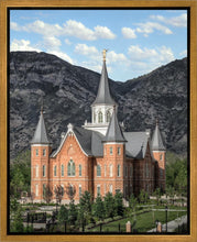 Load image into Gallery viewer, Provo City Center Utah Temple Y Mountain Portrait Gallery Wrap