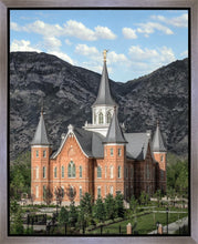 Load image into Gallery viewer, Provo City Center Utah Temple Y Mountain Portrait Gallery Wrap