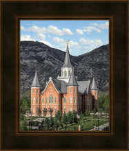 Load image into Gallery viewer, Provo City Center Utah Temple Y Mountain Portrait