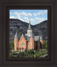 Load image into Gallery viewer, Provo City Center Utah Temple Y Mountain Portrait