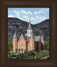 Load image into Gallery viewer, Provo City Center Utah Temple Y Mountain Portrait