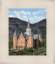 Load image into Gallery viewer, Provo City Center Utah Temple Y Mountain Portrait