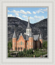 Load image into Gallery viewer, Provo City Center Utah Temple Y Mountain Portrait