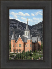 Load image into Gallery viewer, Provo City Center Utah Temple Y Mountain Portrait