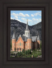 Load image into Gallery viewer, Provo City Center Utah Temple Y Mountain Portrait