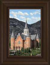 Load image into Gallery viewer, Provo City Center Utah Temple Y Mountain Portrait