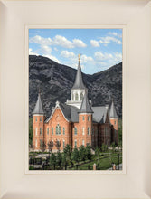 Load image into Gallery viewer, Provo City Center Utah Temple Y Mountain Portrait